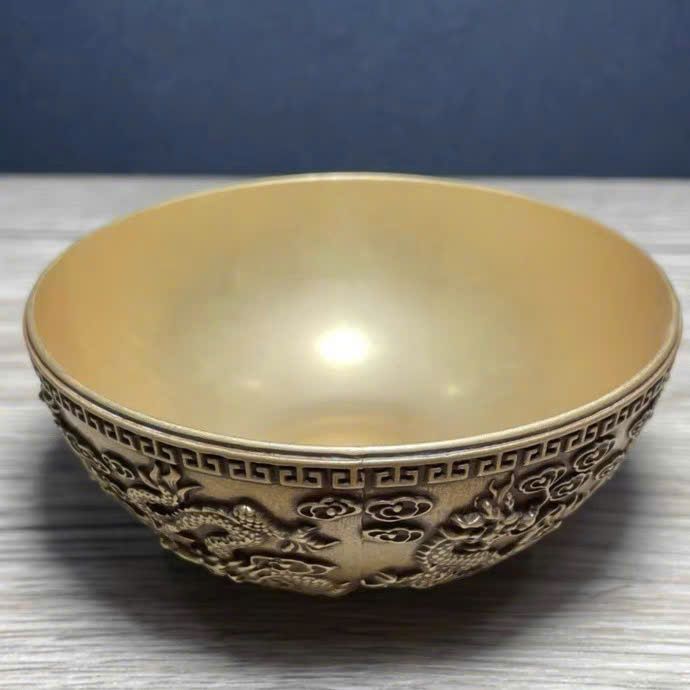  Bát Rồng đồng cũ sưu tầm BKMECN-9683 