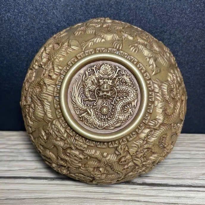  Bát Rồng đồng cũ sưu tầm BKMECN-9683 