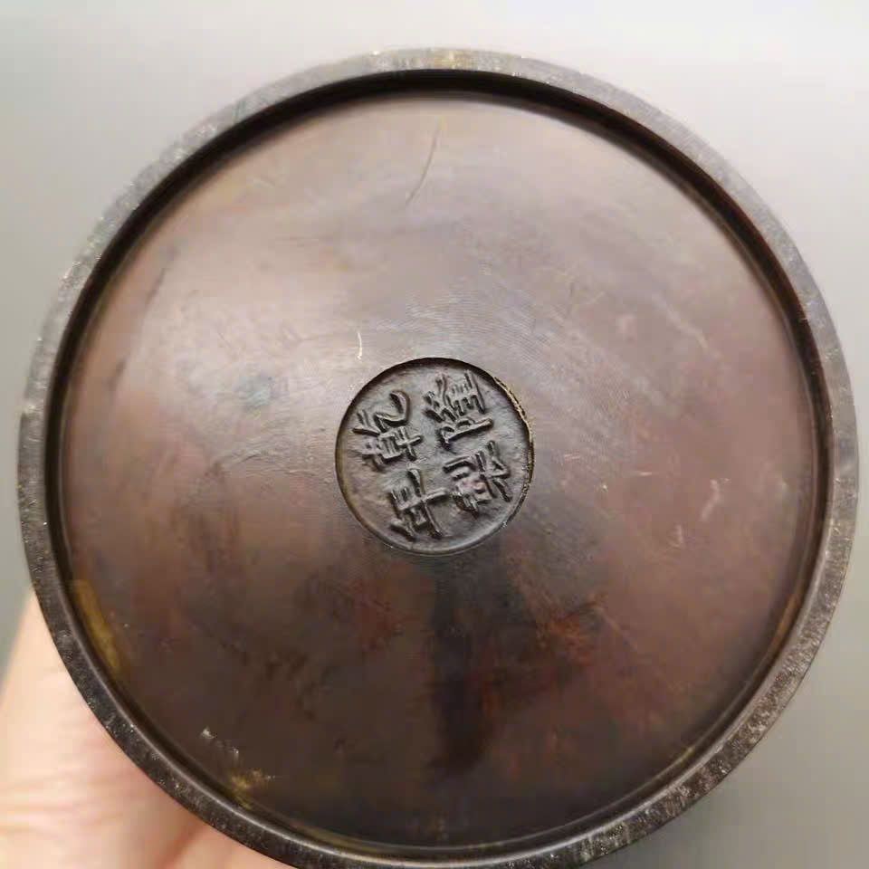  Lư đồng cũ chân cao sưu tầm BKMECN-9688 