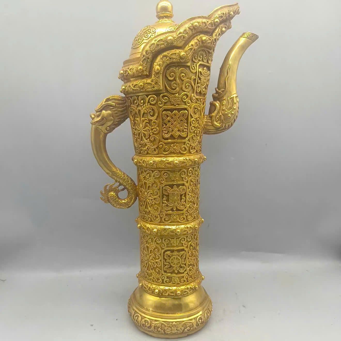  Bình trà đồng xưa BKMECN-9690 