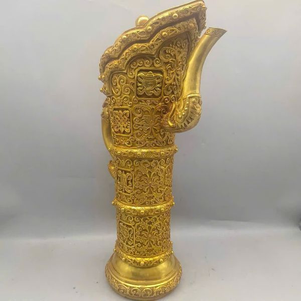  Bình trà đồng xưa BKMECN-9690 