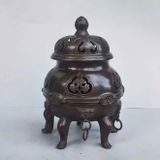  Lư trầm đồng xưa sưu tầm BKMECN-9691 