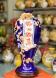  Bình gốm Mai Bình – Phát Tài Phát Lộc Bát Tràng BKCECN-10132 