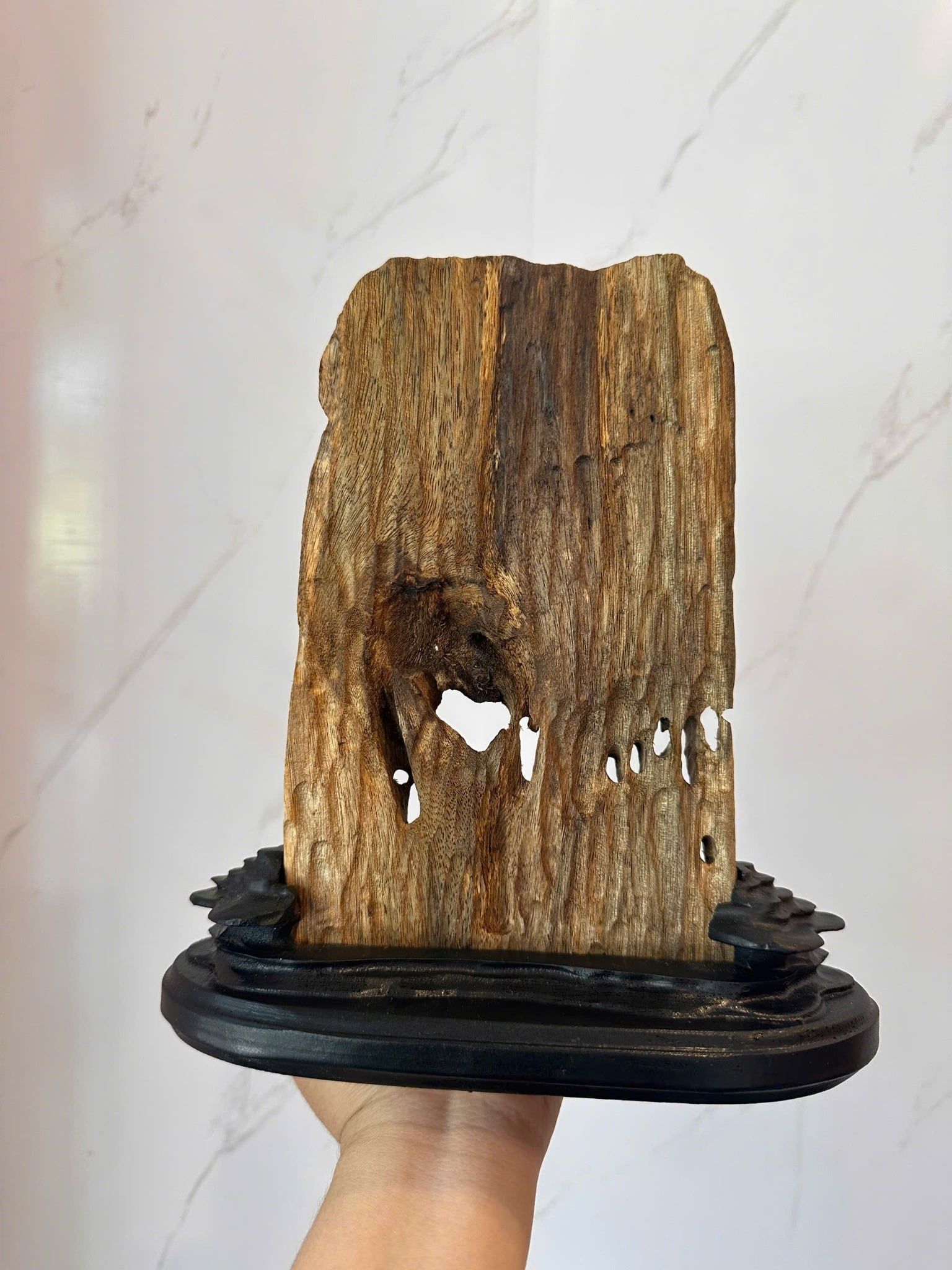  Nhất Tâm Bái Phật tượng Trầm Kiến tự nhiên BKWOCN-9270 