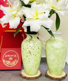  Bình hoa vẽ hoa mận Bát Tràng BKCECN-10160 