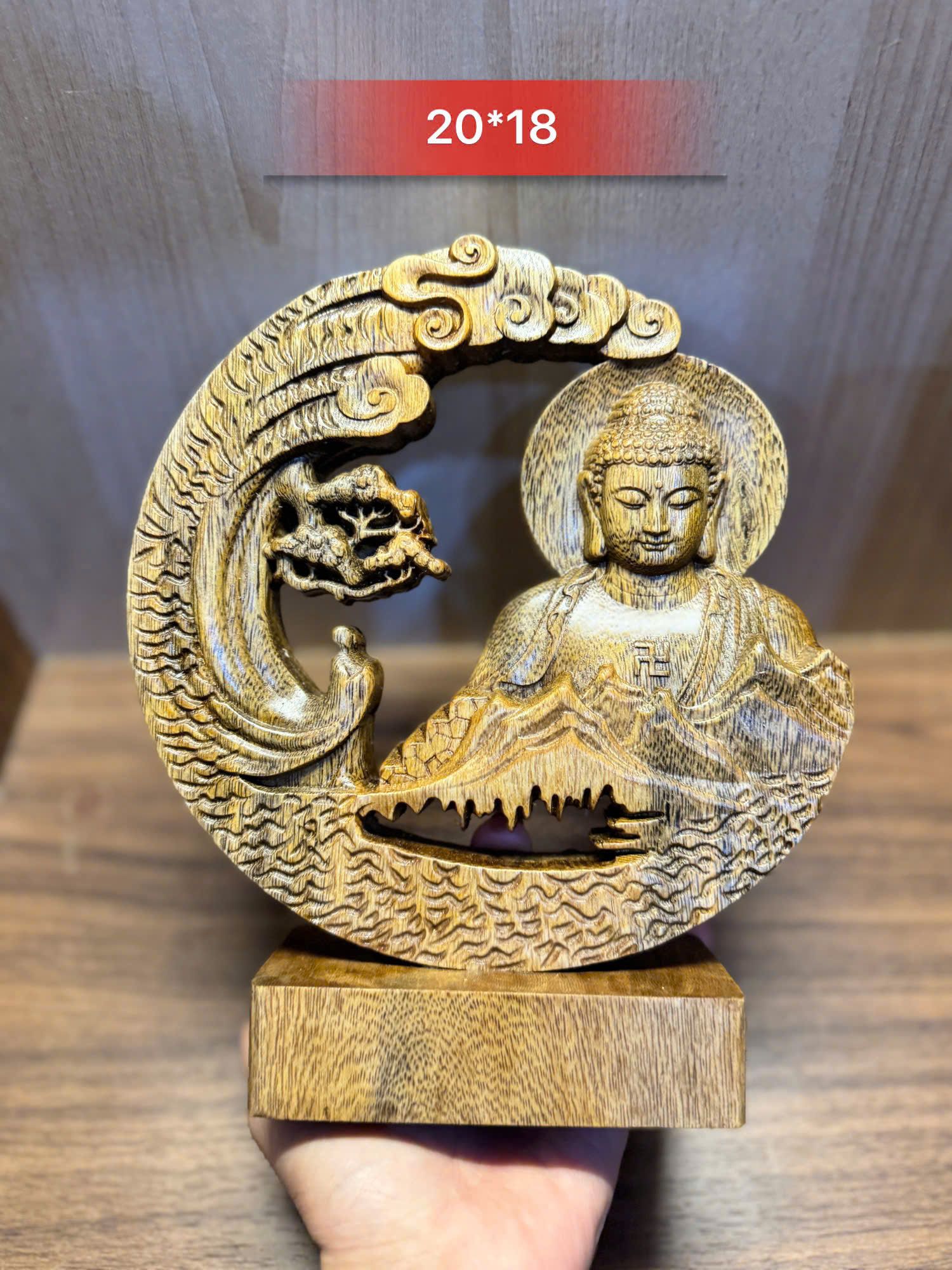  Tượng Phật trầm hương Quảng Nam BKWOCN-9281 