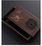  Khay trà gỗ họa tiết Liên Hoa cao cấp BKWOCN-9275 