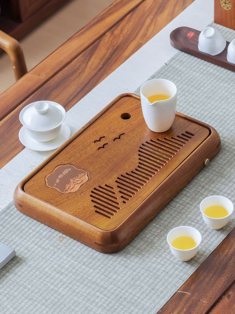  Khay trà gỗ bàn trà đẹp cao cấp BKWOCN-9277 