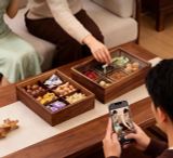  Khay gỗ đựng bánh kẹo Tết cao cấp BKWOCN-9284 