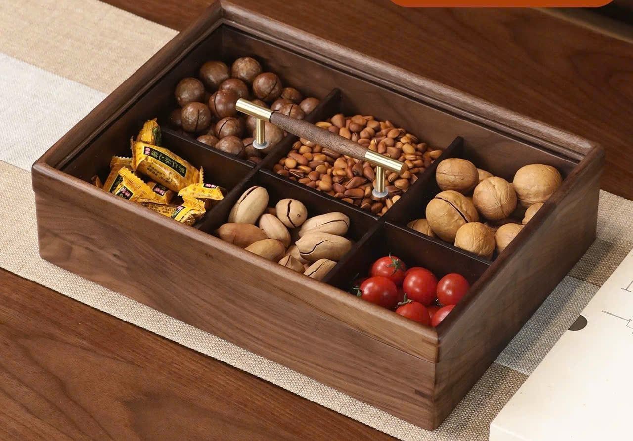  Khay gỗ đựng bánh kẹo Tết cao cấp BKWOCN-9284 