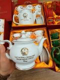  Bộ ấm chén Thủ tướng Chính phủ Bát Tràng màu trắng BKCECN-10188 