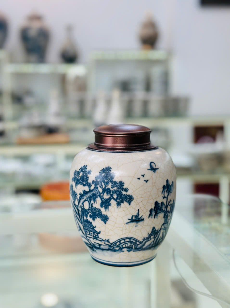  Lọ chè Thất Tiên men rạn BKCECN-10222 