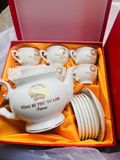  Bộ ấm chén Bát Tràng in hình Tổng Bí thư Tô Lâm BKCECN-10219 
