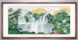  Tranh sơn thủy hữu tình dáng chữ nhật BKMECN-9703 