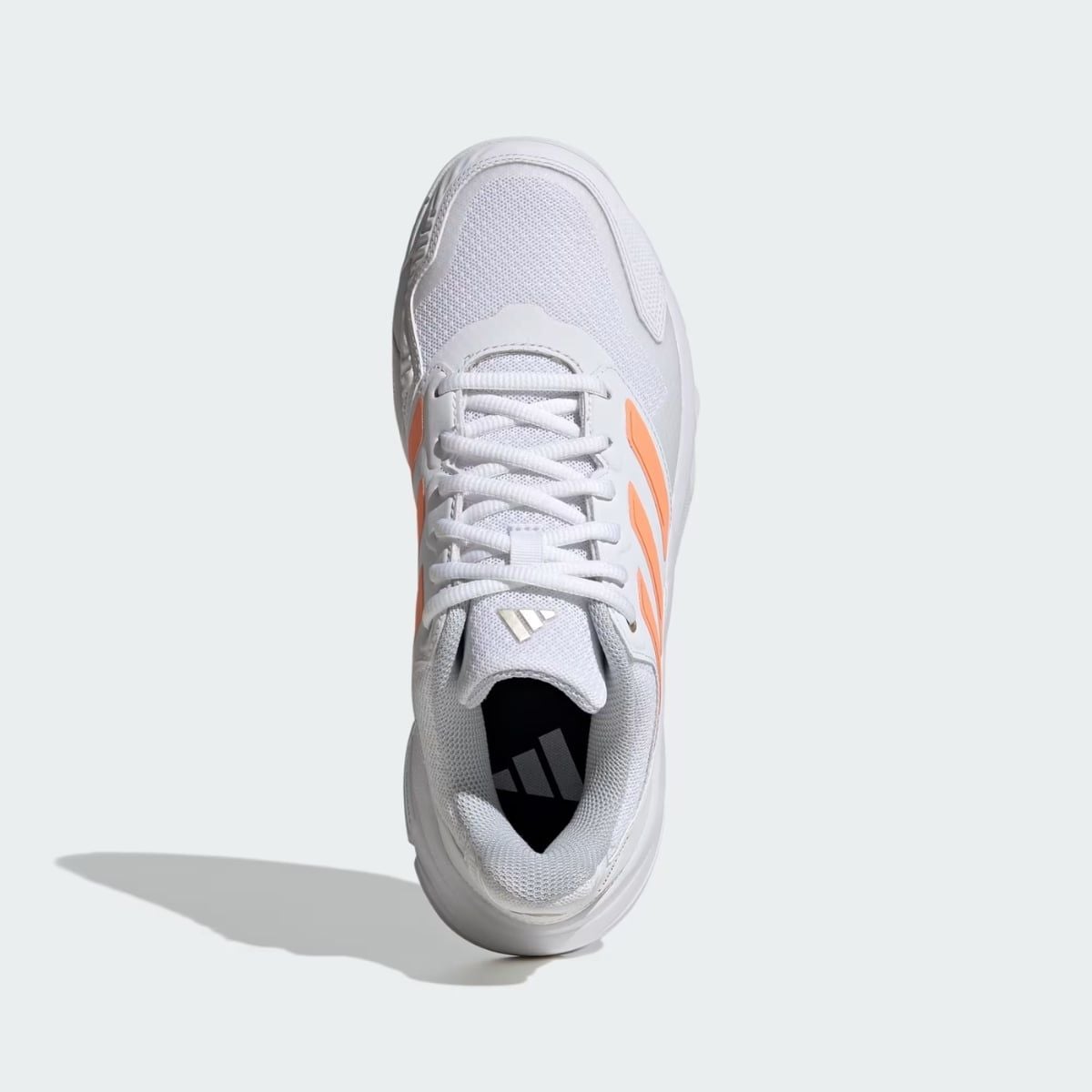  Giày adidas Courtjam Control 3 'White/Orange' JR1788 