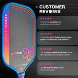  Vợt Pickleball Proton Series 3 Flamingo 'Viền Xanh' Widebody (13-15mm) 