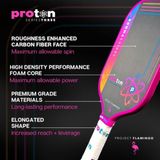  Vợt Pickleball Proton Series 3 Flamingo 'Viền Hồng' Widebody (13-15mm) 