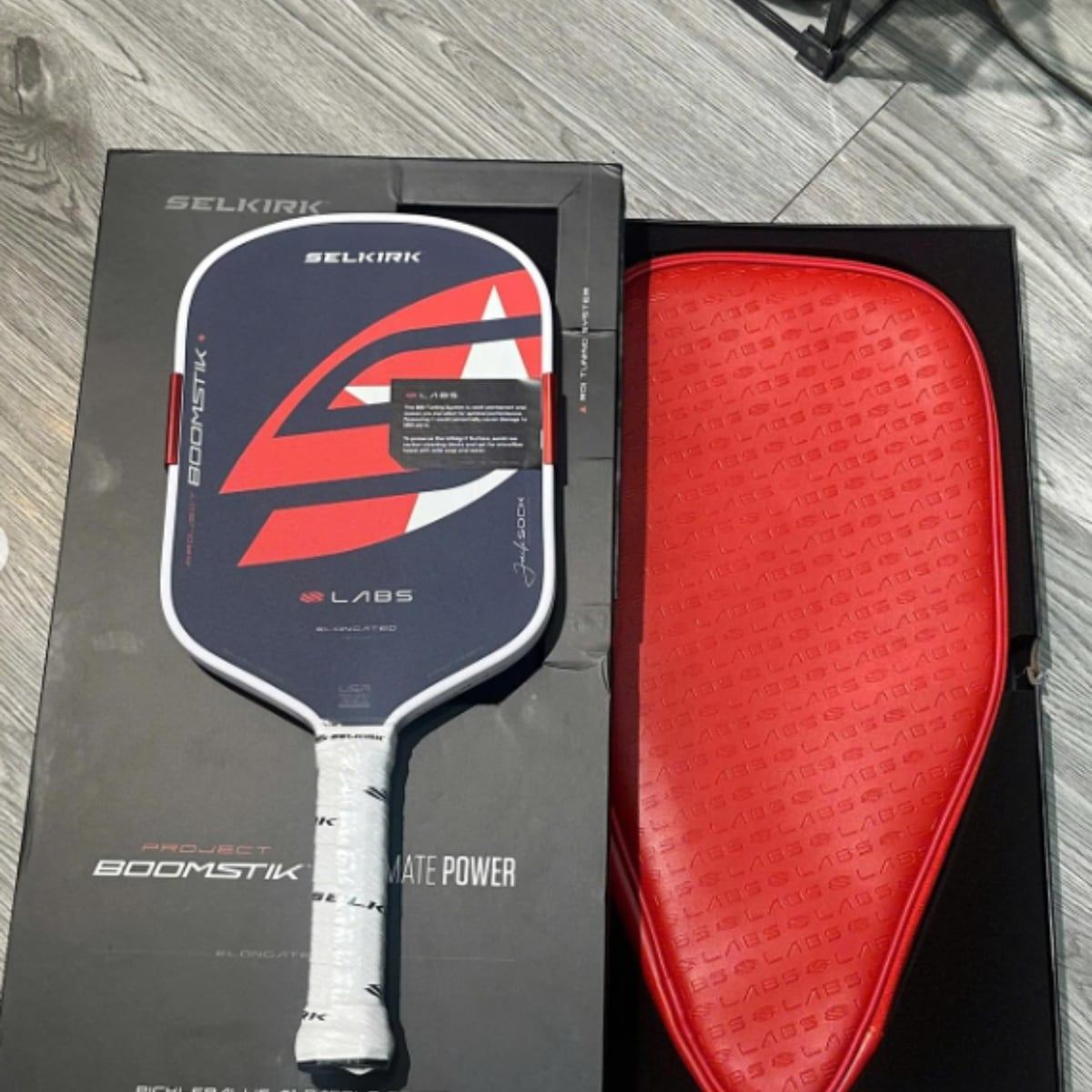  Vợt Pickleball Selkirk Boomstik Jack Sock Limited Edition ‘White Red’ 