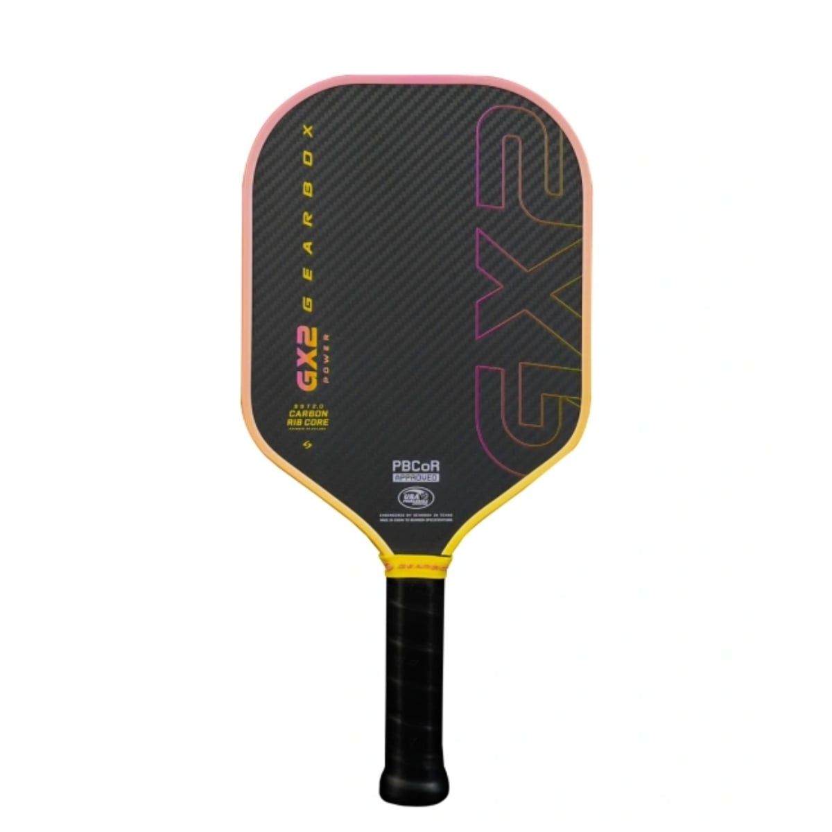  Vợt Pickleball Gearbox GX2 Power Hybrid Limited Edition Yellow Pink 