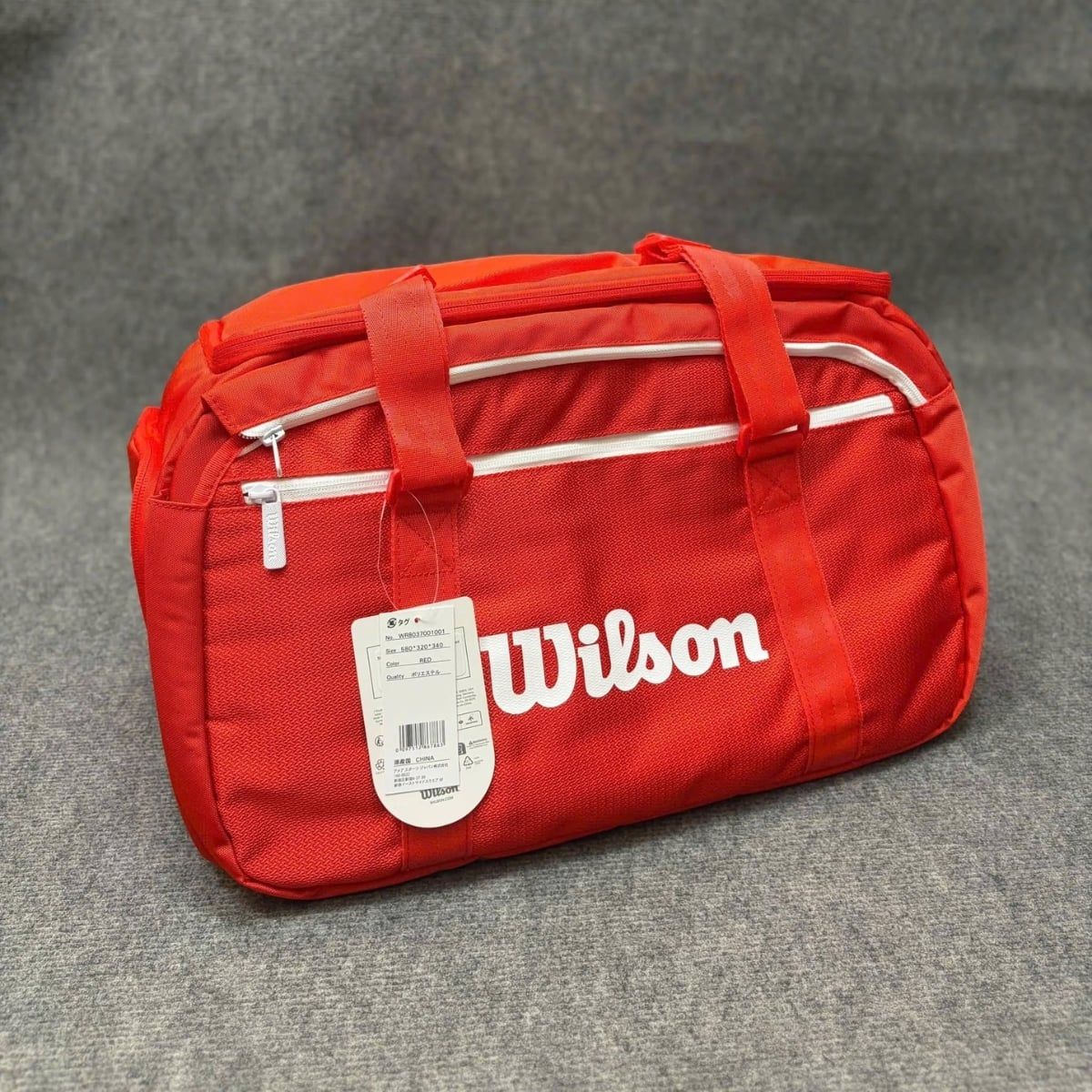  Túi Pickleball/Tennis Wilson Super Tour Red Small Duffel 2025 'Red' WR8037001001 