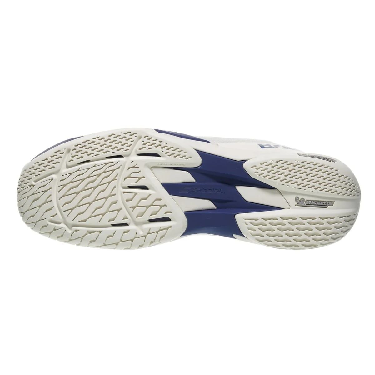  Giày Babolat Jet Mach 4 All Court 'Beige / Dark Blue' 30S26629B-1115 