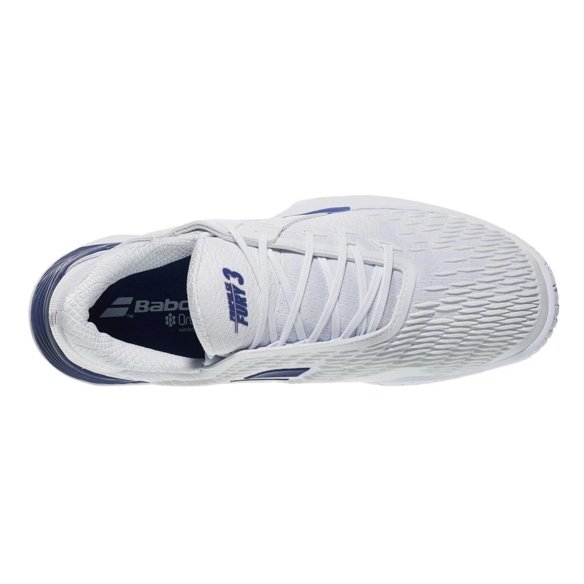  Giày Babolat Propulse Fury 3 All Court 'White / Dark blue' 30S26208B-1069 