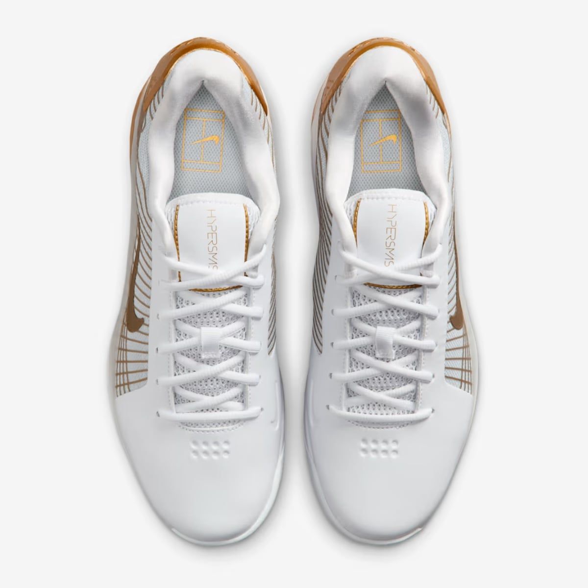  Giày Nike Vapor 12 Hypersmash “‘White/Pure Platinum/Metallic Gold’ HV1488-100 