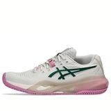  Giày Pickleball/Tennis Asics Gel-Resolution X ‘Soft Oat/Jewel Green’ 1042A285-250 