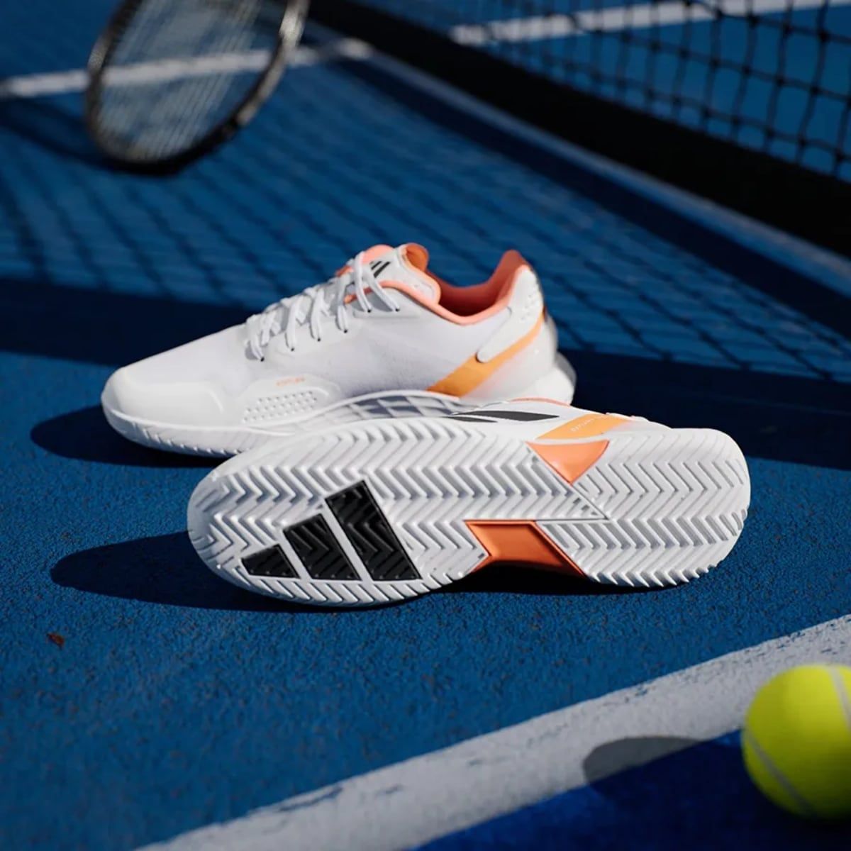  Giày adidas Defiant Speed 2 'White/Black/Orange' JR1745 