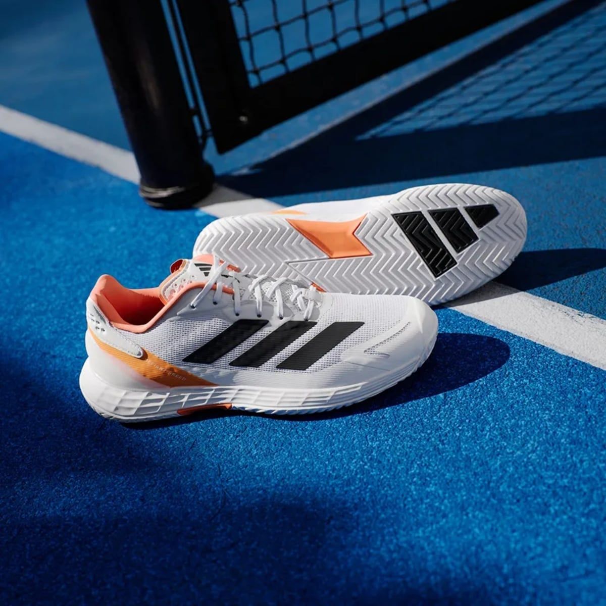  Giày adidas Defiant Speed 2 'White/Black/Orange' JR1745 