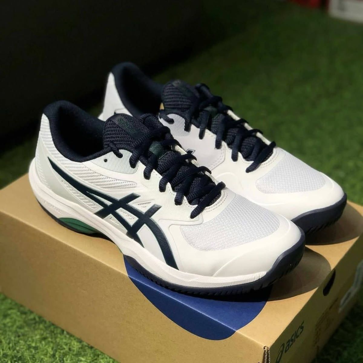  Giày Asics GAME FF ‘White/Midnight’ 1041A489-102 