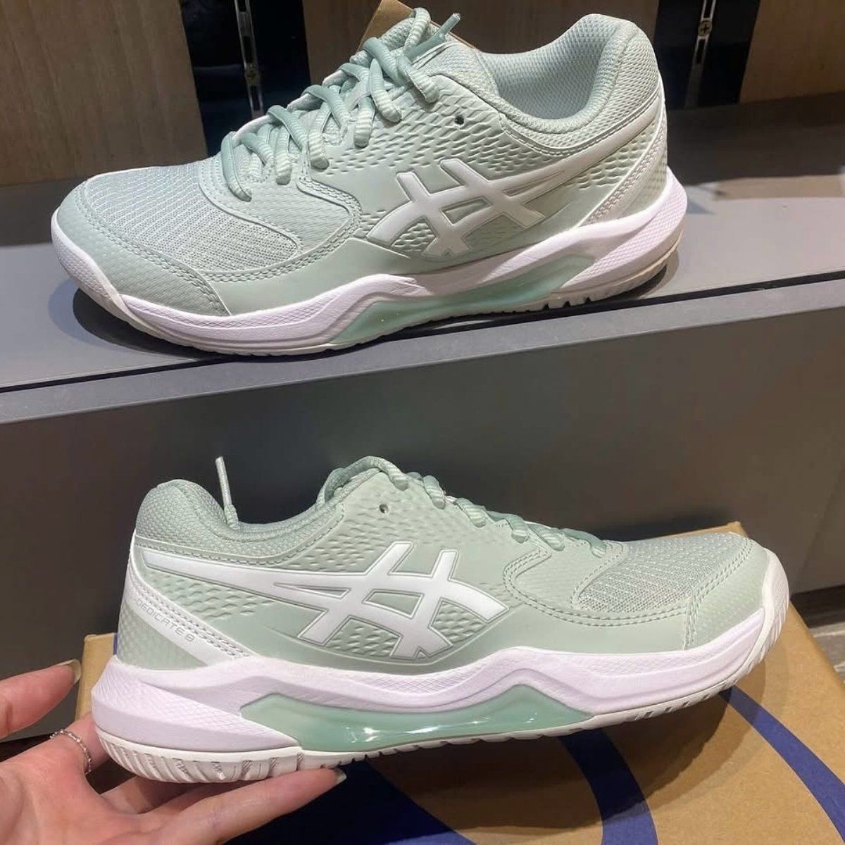  Giày Asics Gel-Dedicate 8 ‘Lichen Rock White’ 1042A237-300 