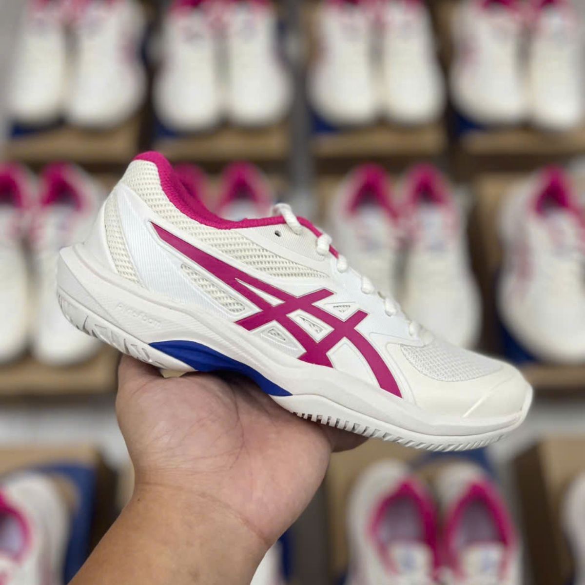  Giày ASICS Gel-Game ‘Cream Bright Rose’ 1042A281-102 