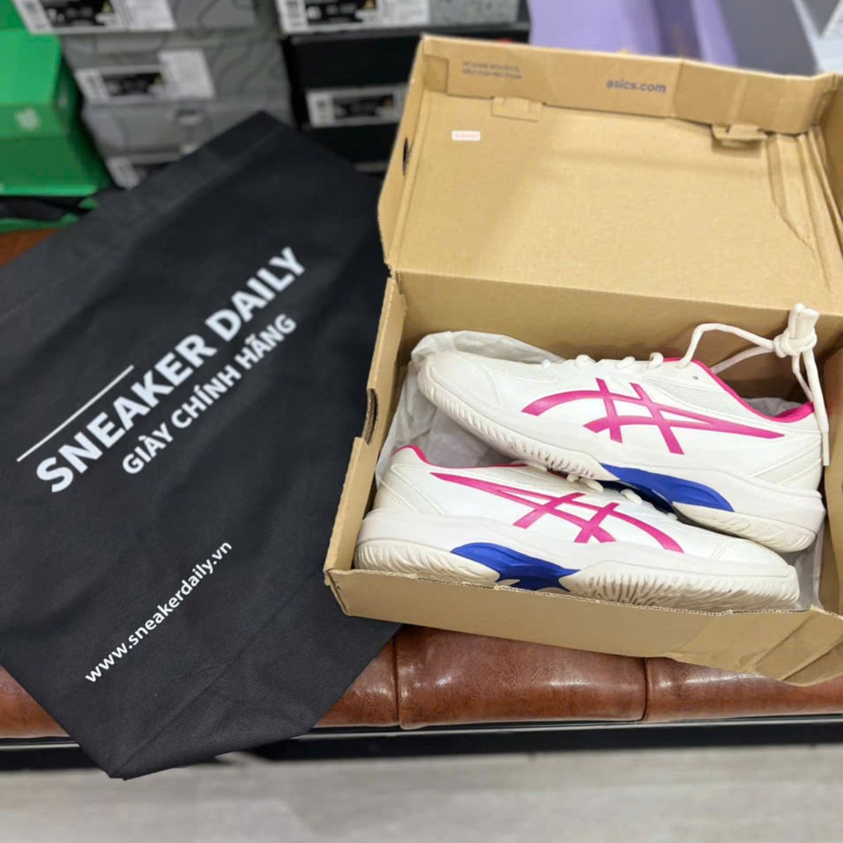  Giày ASICS Gel-Game ‘Cream Bright Rose’ 1044A083-102 