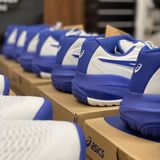  Giày Asics GEL-RESOLUTION™ X Wide "White/Dark Cobalt" 1041A487-101 