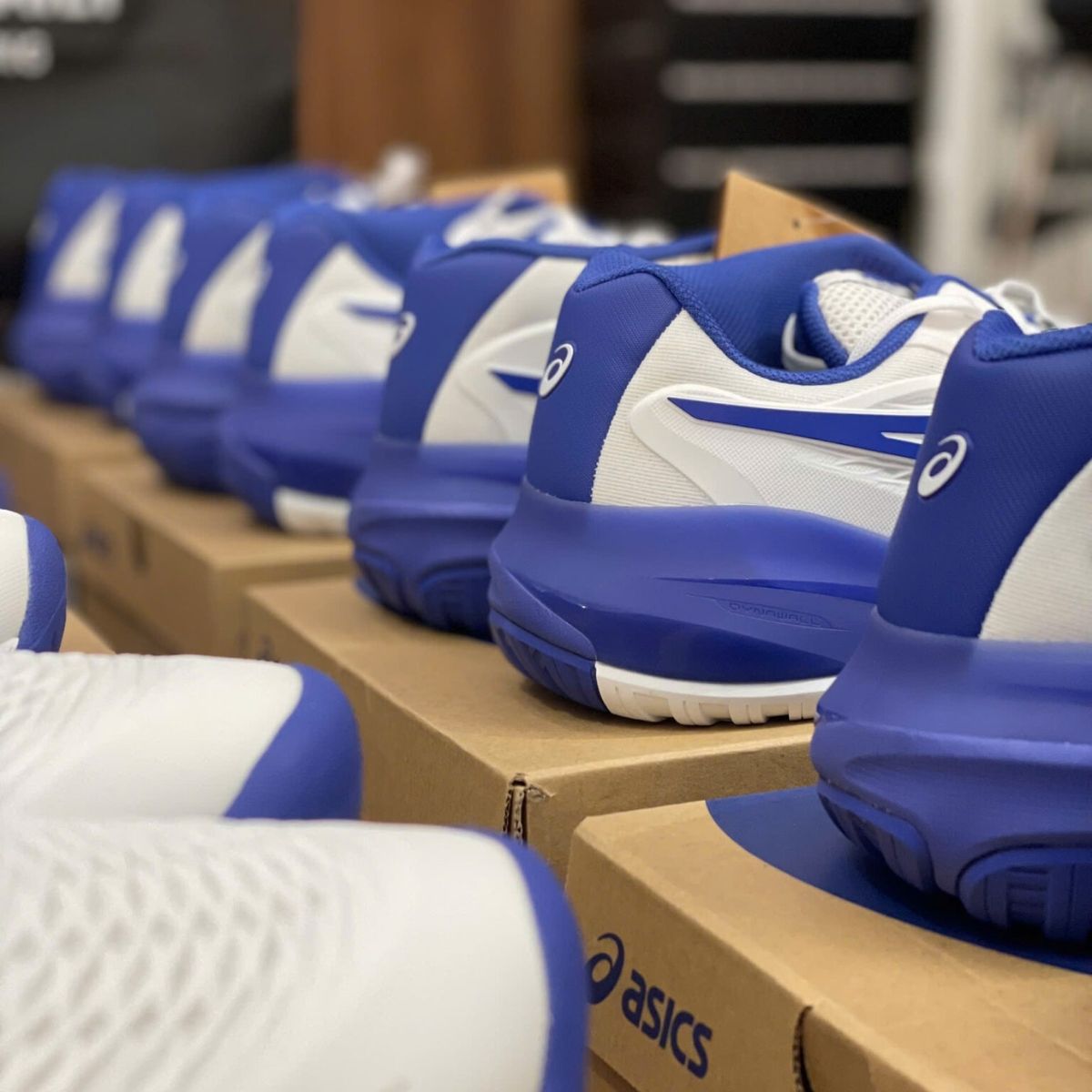  Giày Asics GEL-RESOLUTION™ X Wide "White/Dark Cobalt" 1041A487-101 