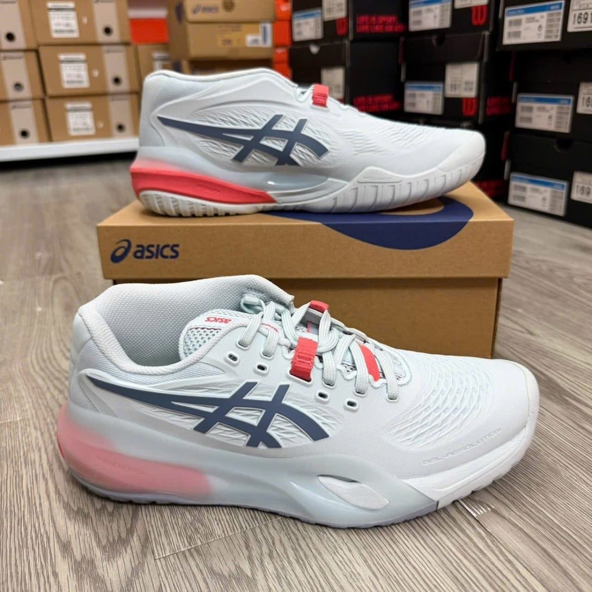  Giày Asics GEL-RESOLUTION X 'Sky/Grey Blue' 1042A279-401 