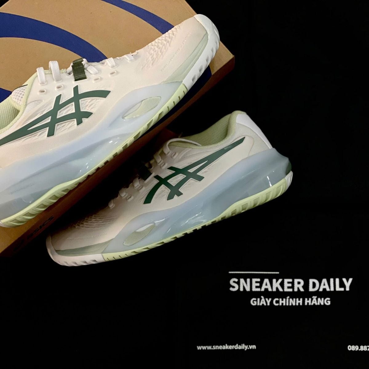  Giày Asics GEL-RESOLUTION X ‘WHITE’ 1042A279-102 