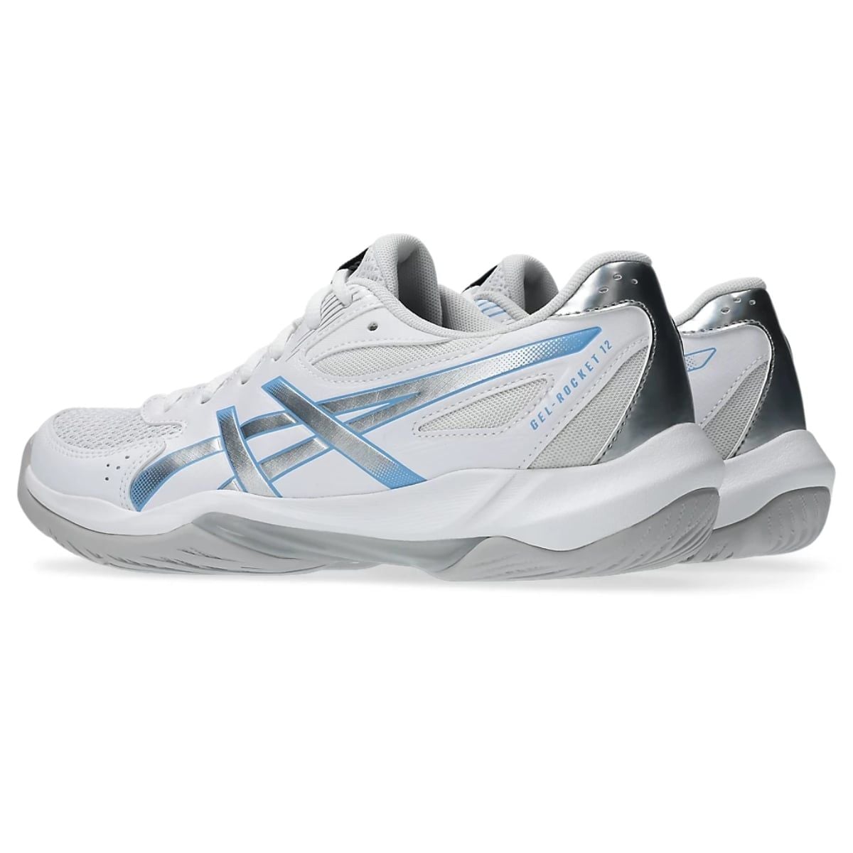 Giày Asics GEL-ROCKET 12 'White/Cloud Grey' 1072A119-105 