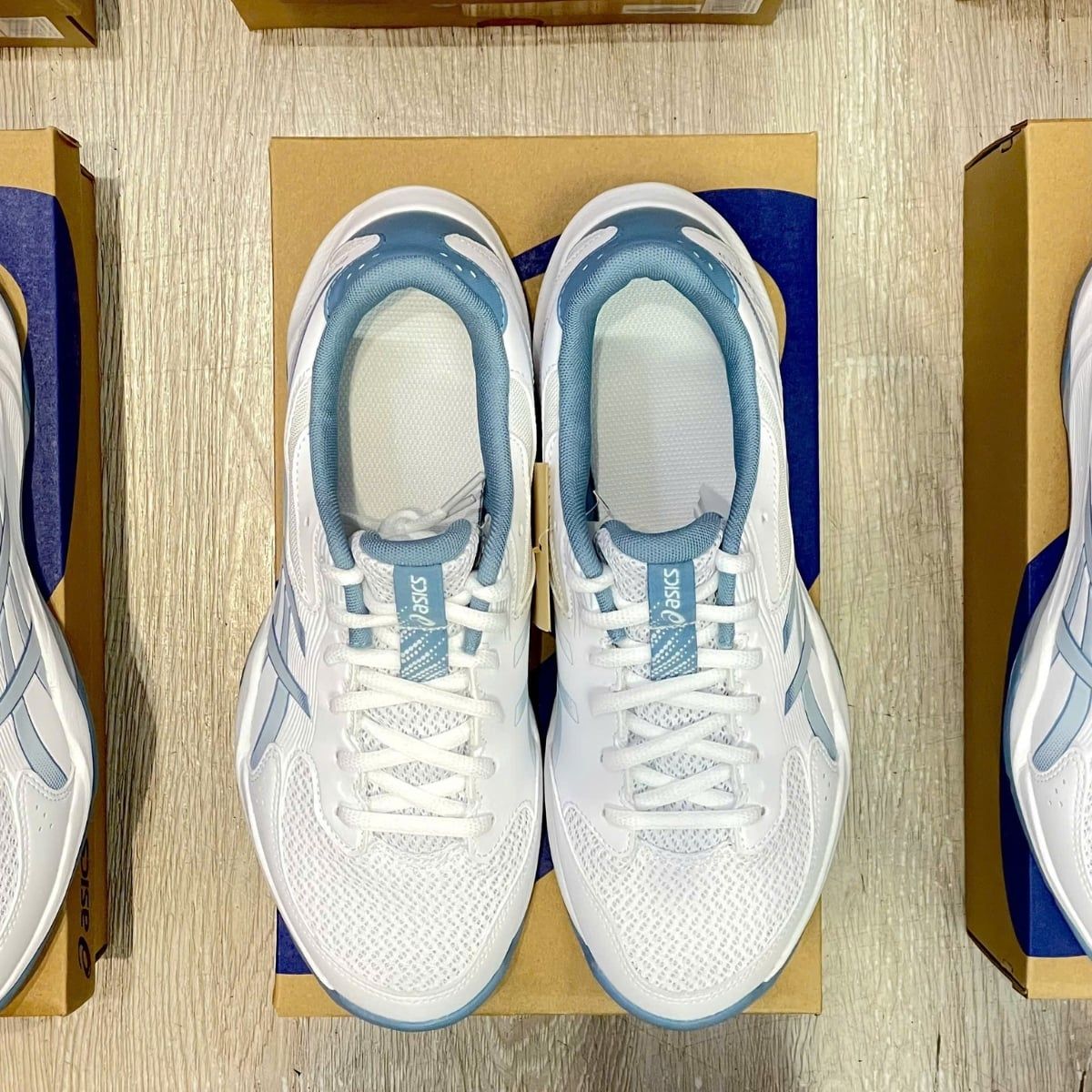  Giày Asics GEL-ROCKET 12 'White/Cool Grey' 1071A116-103 