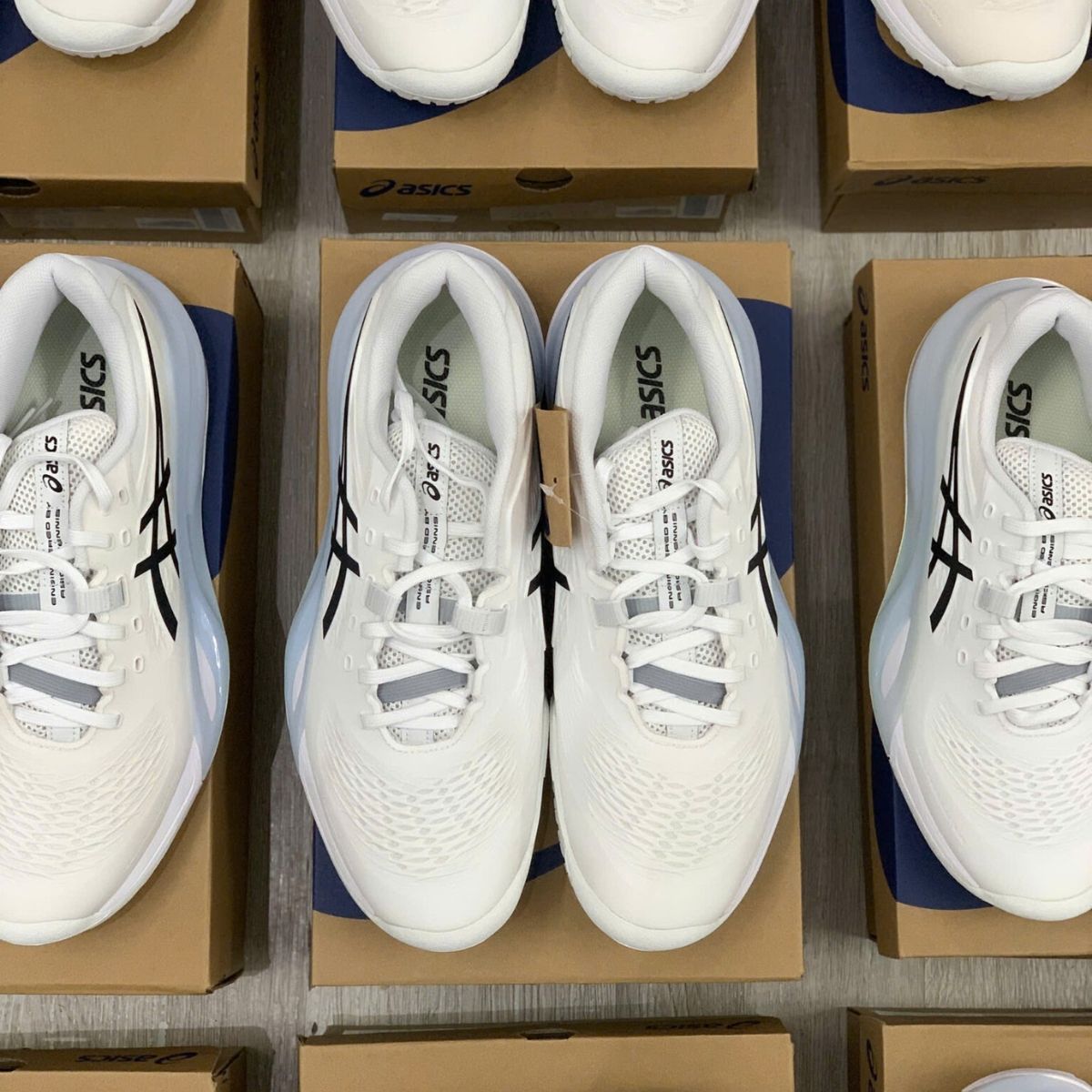  Giày Asics Men’s Gel-Resolution X White Black 1041A481-100 