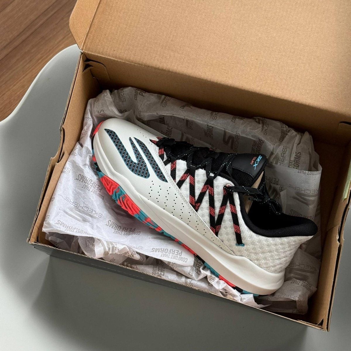  Giày Skechers Viper Court Rally ''White Light Blue'' 172110C/WPLB 