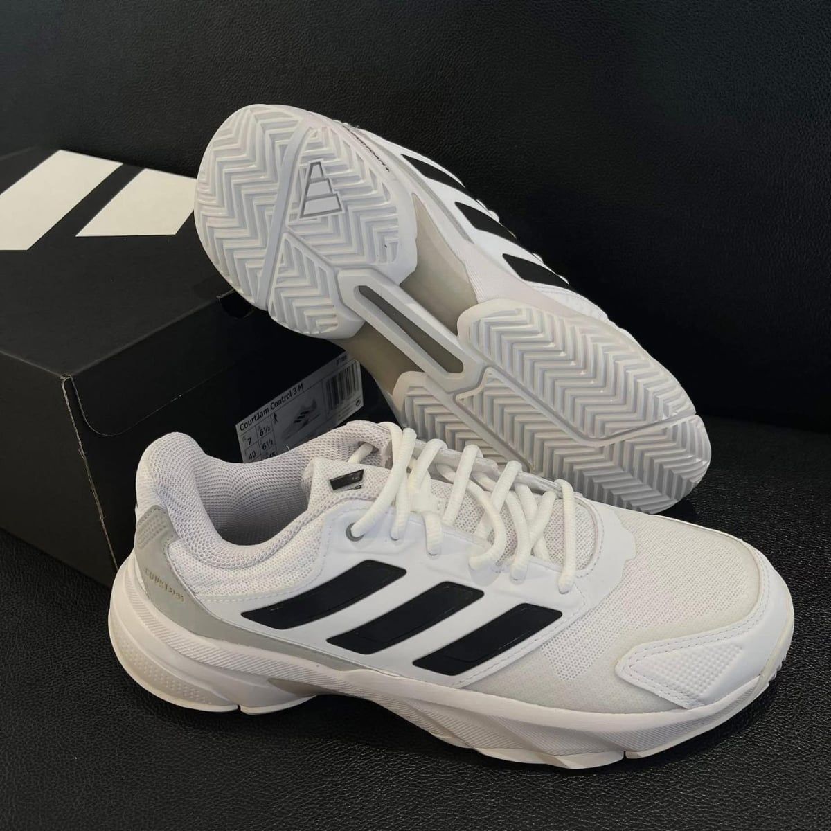  Giày Tennis/Pickleball adidas Courtjam Control 3 ‘White’ IF7888 