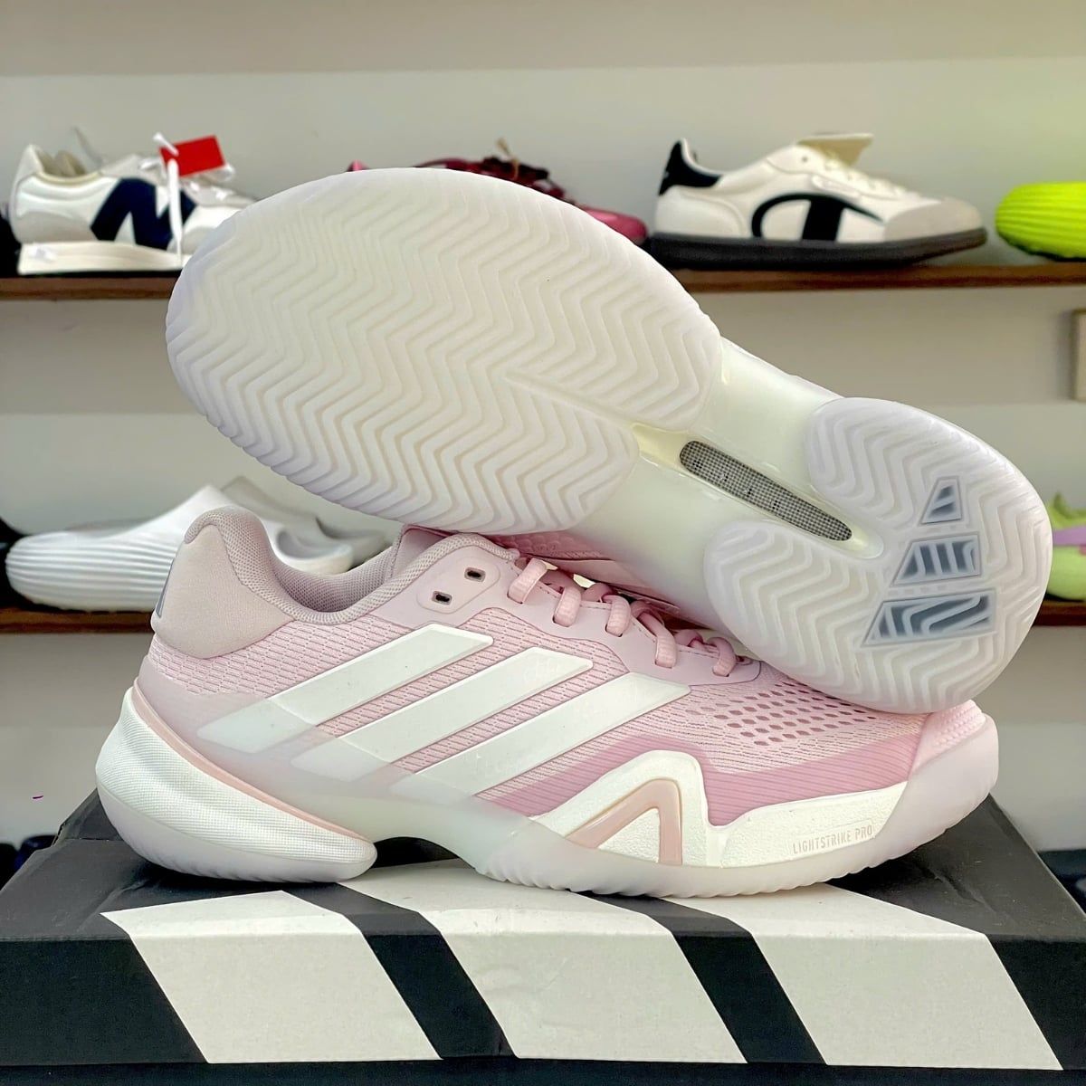  Giày adidas Barricade 14 'Pink' KK4412 