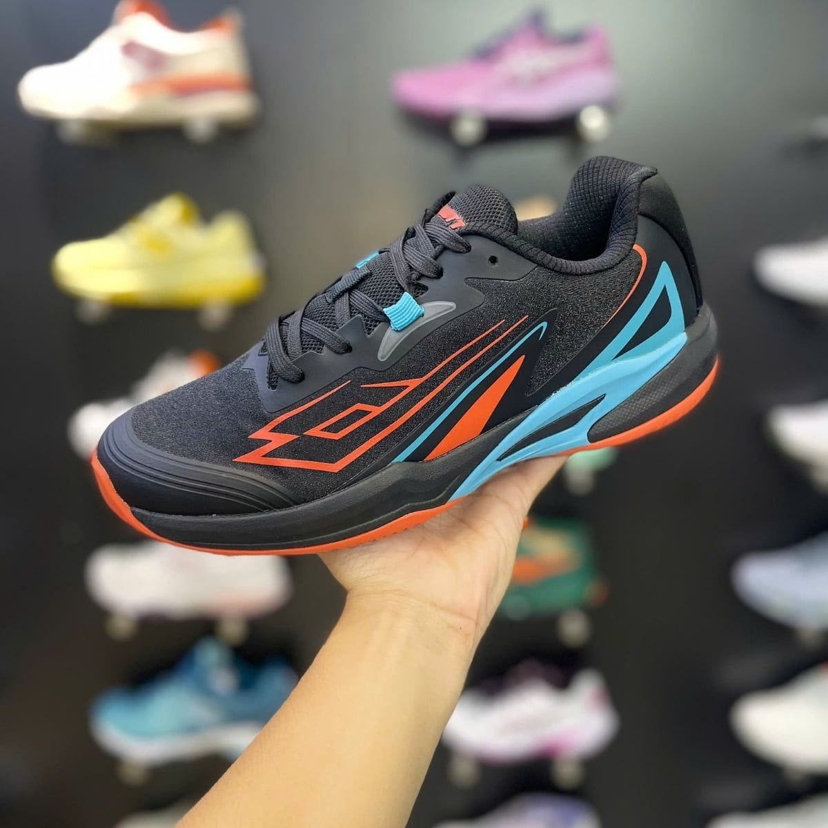  Giày Pickleball/Tennis Lotto Helena 'Black' Lotte260705B 