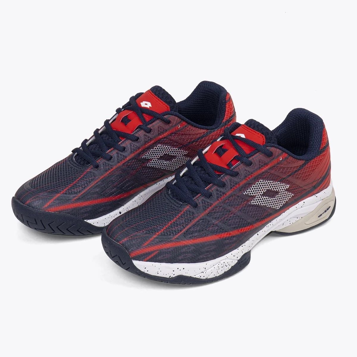  Giày Pickleball/Tennis Lotto Mirage 300 "Red/Navy" LOTTE260303N 