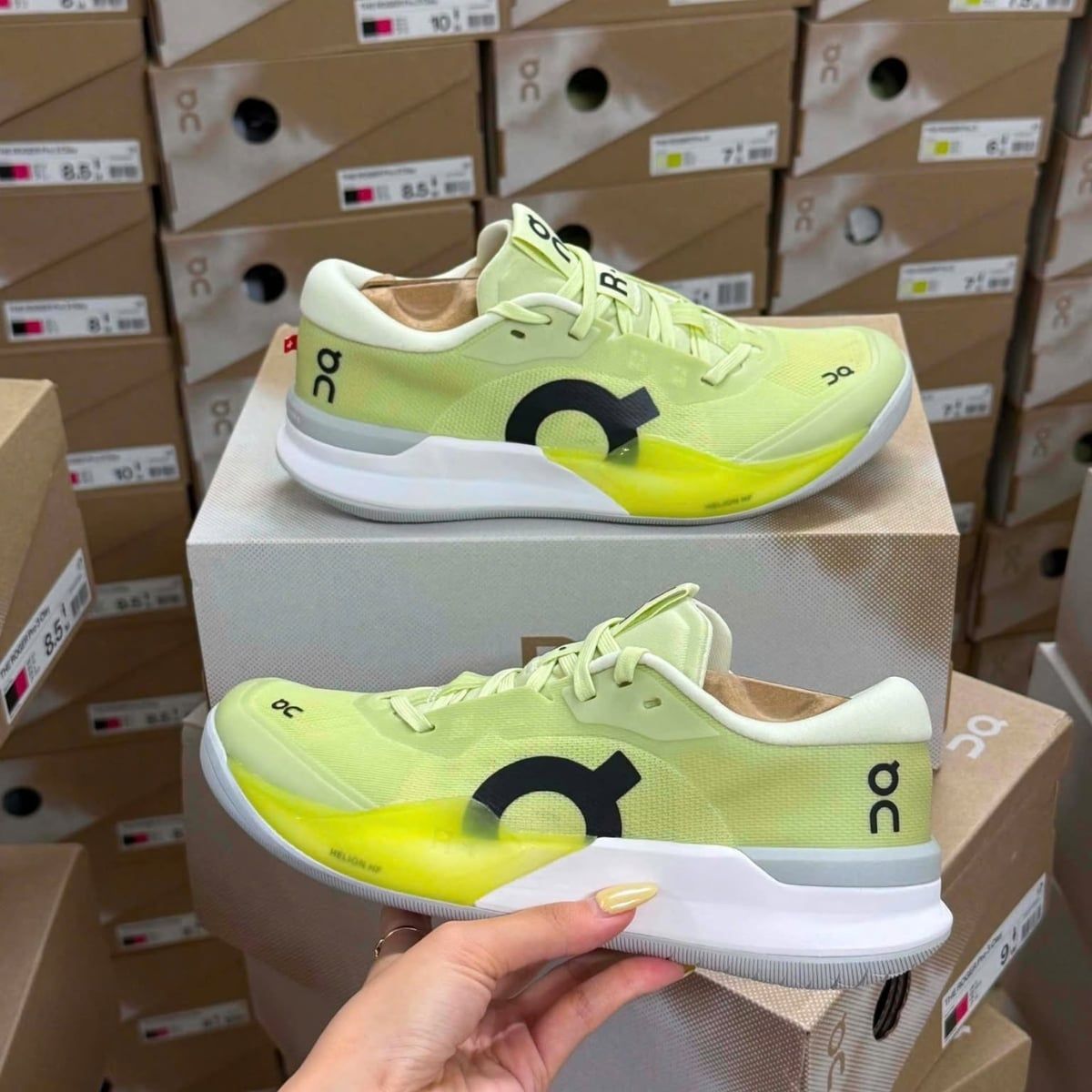  Giày Pickleball/Tennis On The Roger Pro 3 ‘Linen Lime’ 3WG10314744 