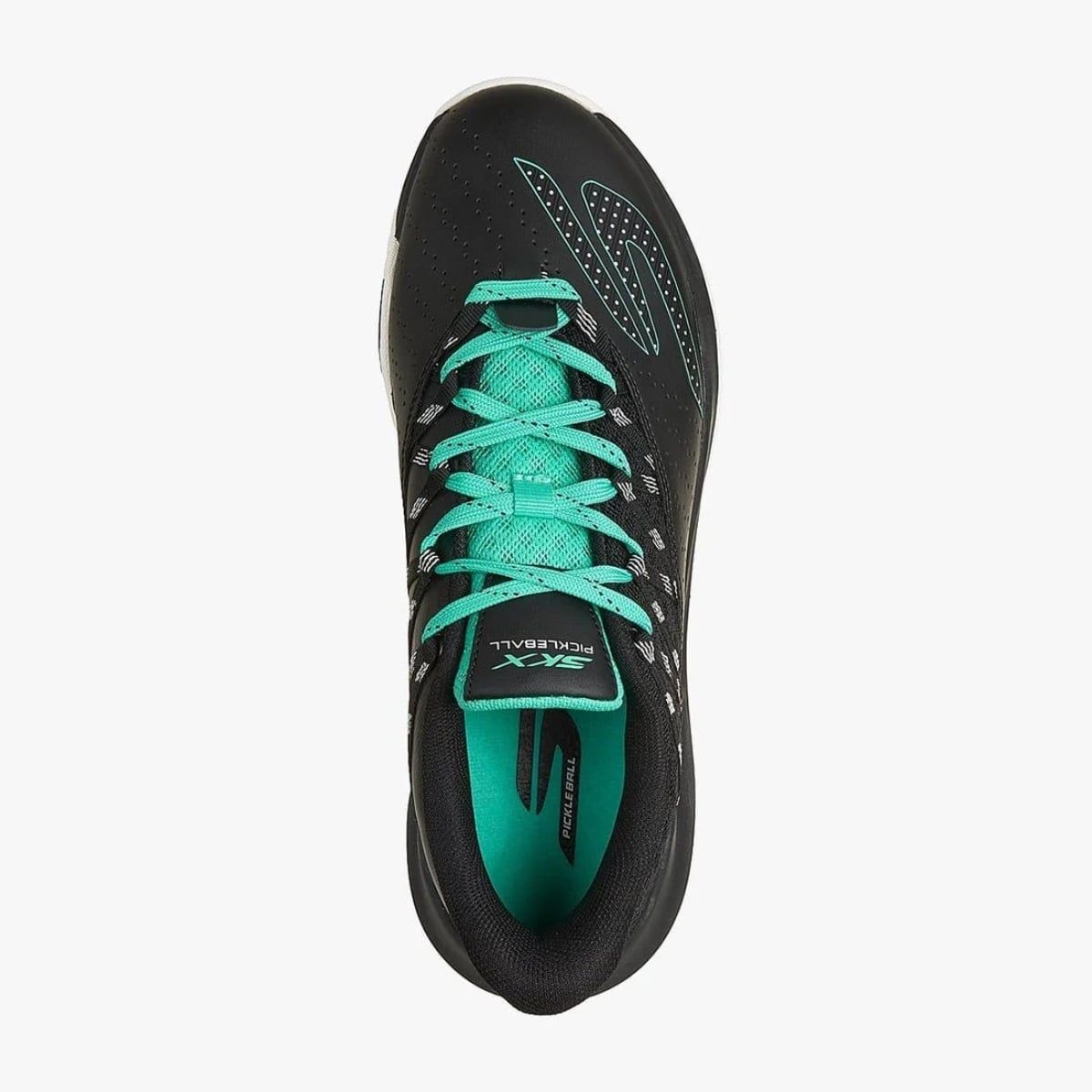  Giày Skechers Viper Court Rally 'Black/Aqua' 246110-BKAQ 