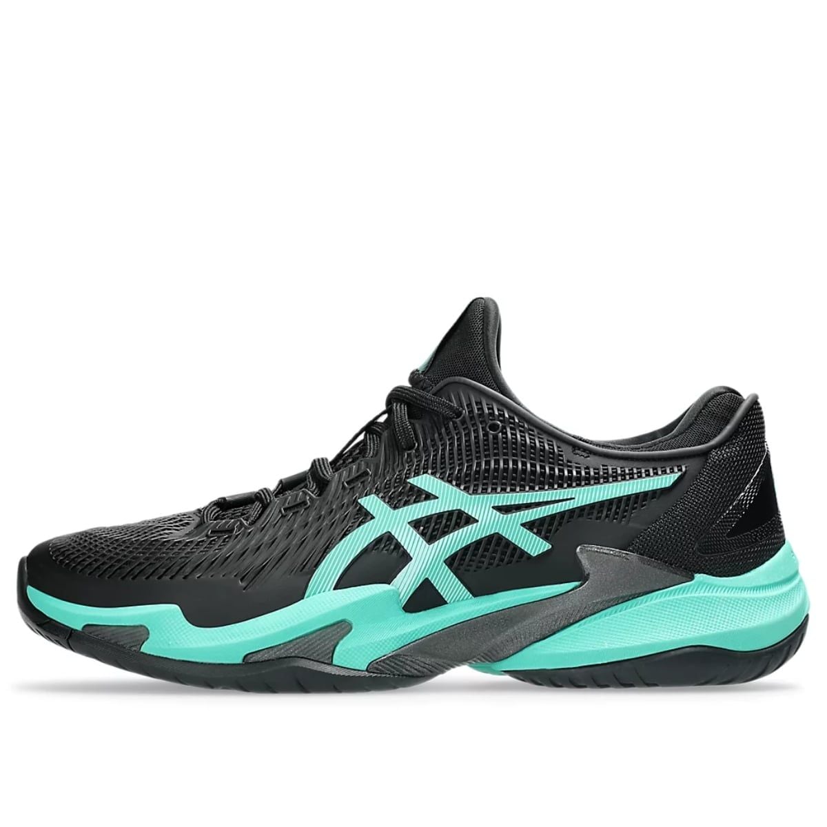  Giày Asics Court FF 3 ‘Black/Aurora Green’ 1041A370-002 