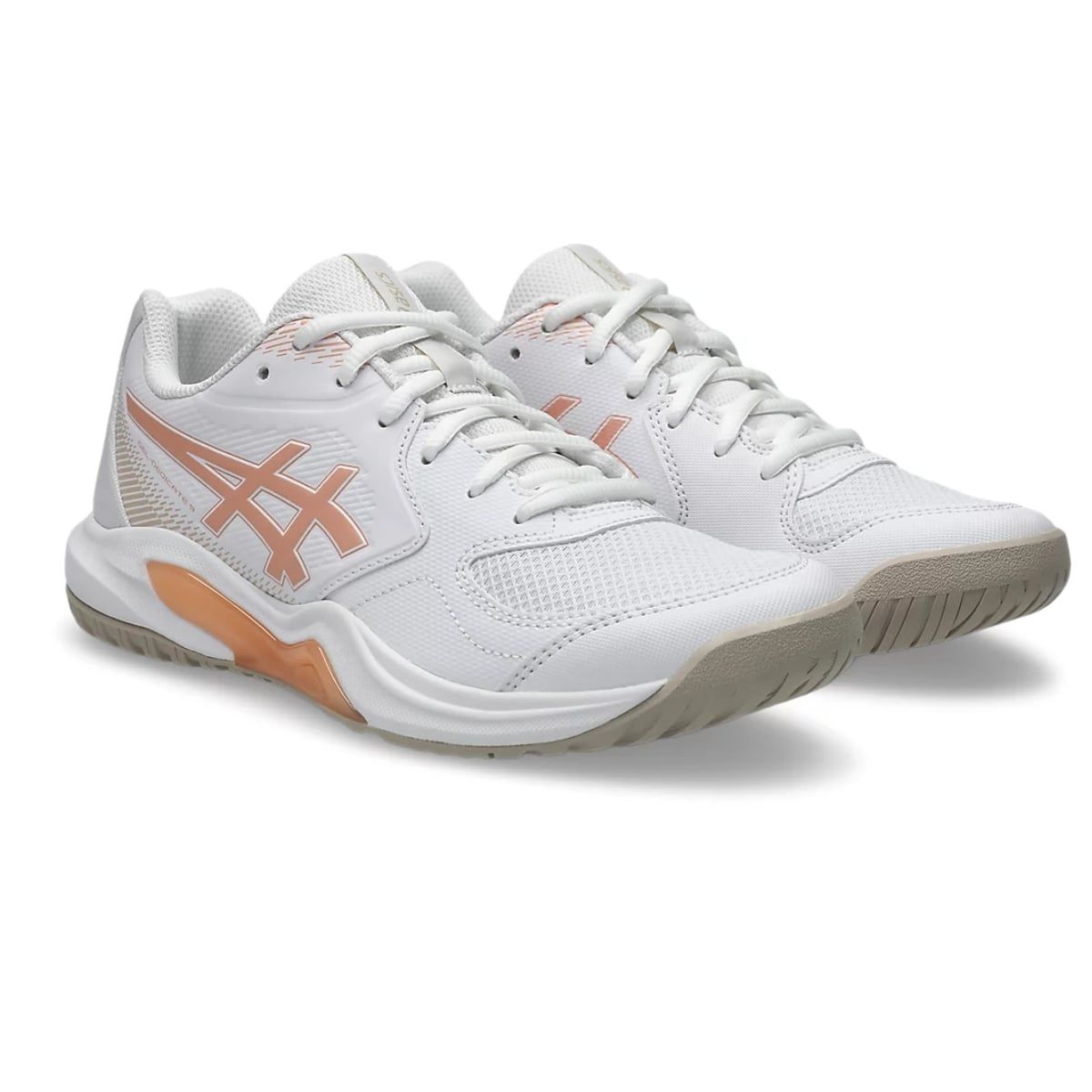  Giày Tennis/Pickleball ASICS GEL-DEDICATE 9 'White/Cantaloupe' 1042A316-100 